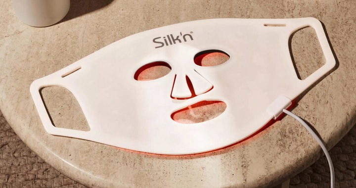 Maska do twarzy LED SILKN FLM100PE1001Biały