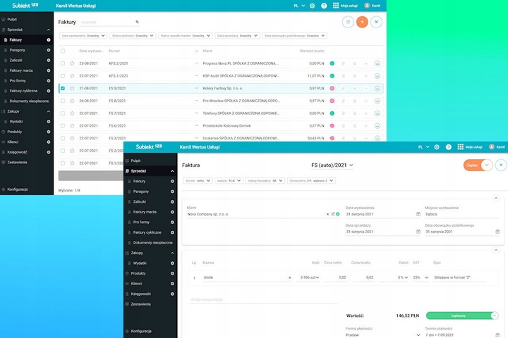 Program INSERT Subiekt 123 Pakiet Podstawowy