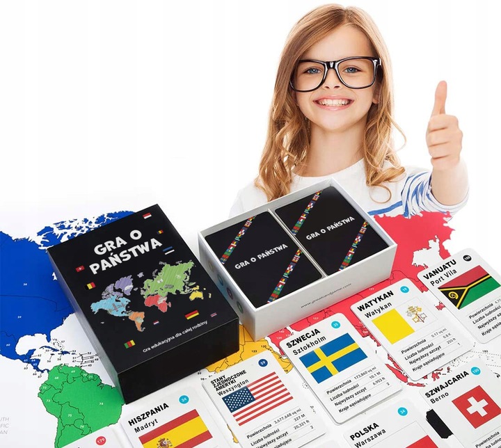 Memo Games - Gra karciana "O Państwa"