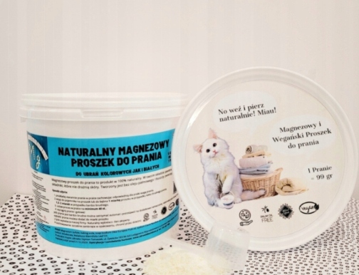 PROSZEK do prania MAGNEZOWY naturalny skład bio ekologiczny dla wegan 5kg