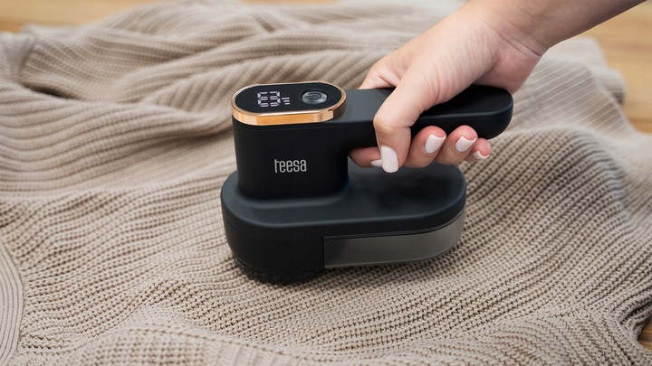 Bezprzewodowa golarka do ubrań tapicerki swetra kanapy Teesa 3 prędkości