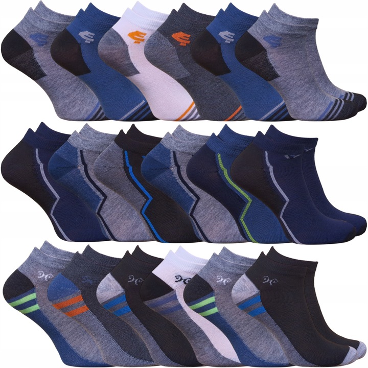 18 par STOPKI męskie SKARPETKI bawełniane 43/46