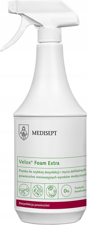 Pianka do dezynfekcji mycia powierzchni bezalkoholowa 1L cytrusowa