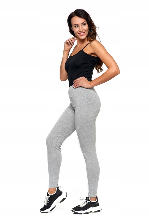 TOP DAMSKI Dopasowany Koszulka Gładka Bez Rękawów Podkoszulka MORAJ XL