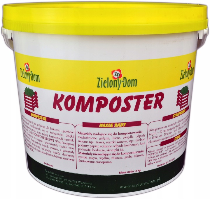 ZIELONY DOM Komposter 4kg