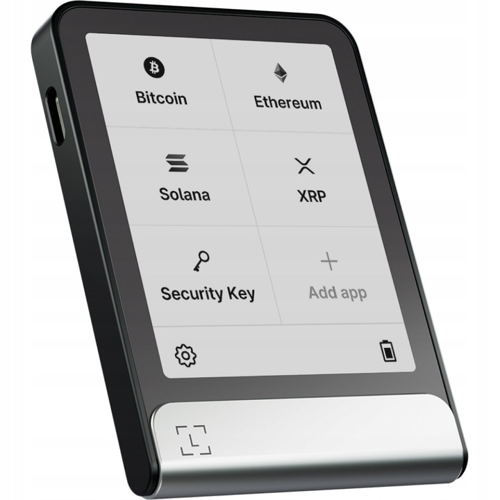 Ledger Flex bezpieczny portfel kryptowalut BTC ETH, dotykowy ekran Gorilla