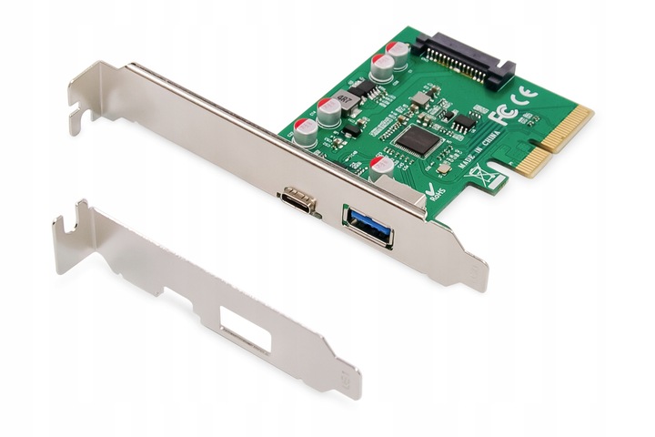 Digitus Karta PCIe USB 3.1 z Portem USB-C & USB-A, 10 Gb/s
