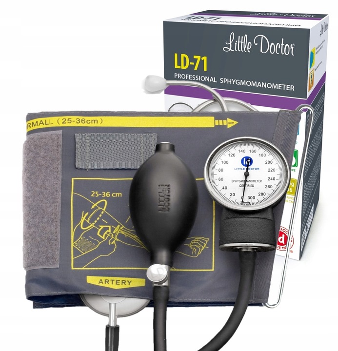 CIŚNIENIOMIERZ ZEGAROWY MECHANICZNY LEKARSKI LD71