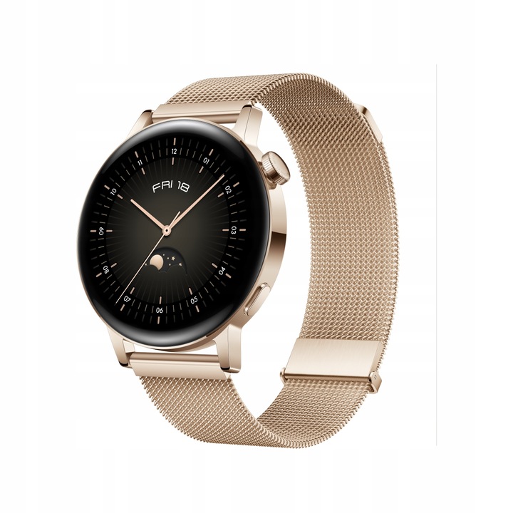 Złoty Smartwatch HUAWEI Watch GT 3 42mm Elegant