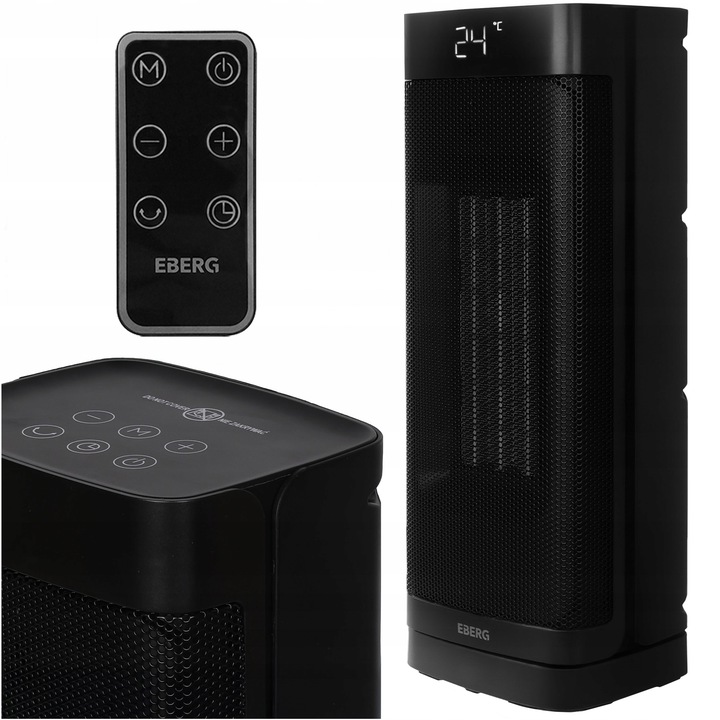 Termowentylator Farelka EBERG NOX Grzejnik elektryczny kolumnowy 2000W