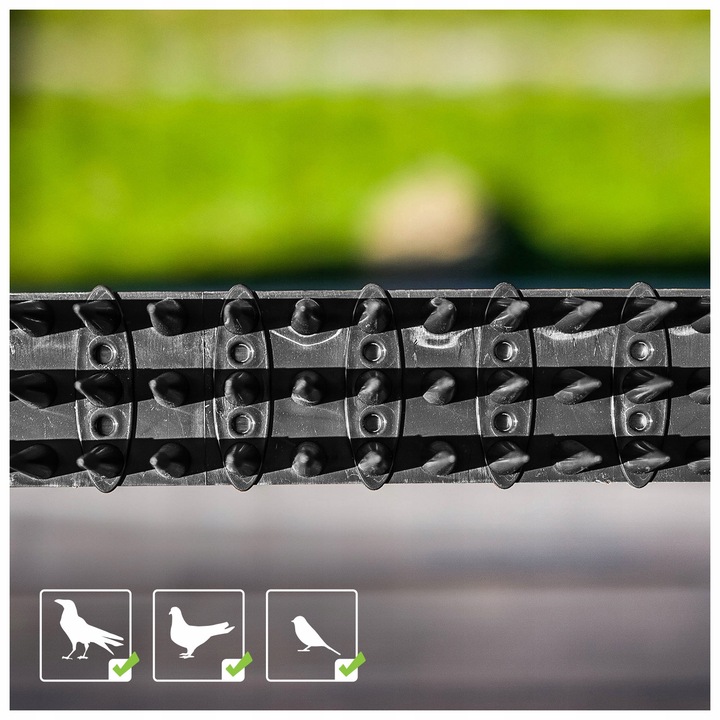 WYSOKIE KOLCE LISTWA NA PTAKI GOŁĘBIE PRZECIW PTAKOM GOŁĘBIOM 10 SZT