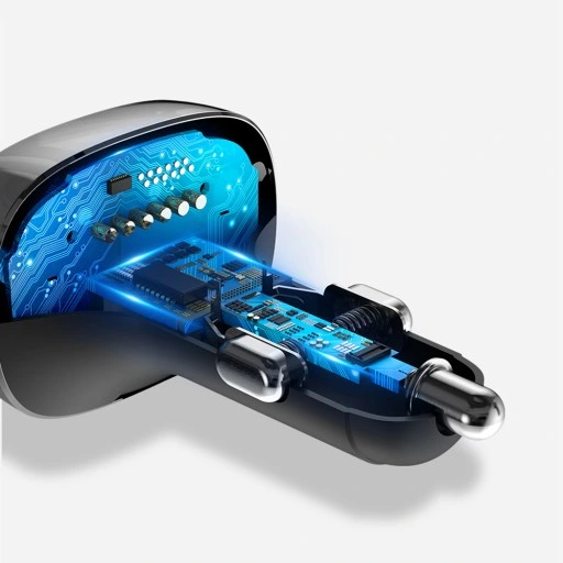 BASEUS ŁADOWARKA TRANSMITER FM BLUETOOTH BT MP3 2XUSB MICRO SD DO AUTA