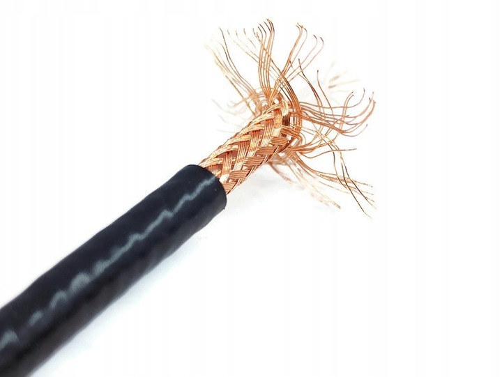 10 metrów SATEC Kabel RG 58 z gęstym oplotem FLEX
