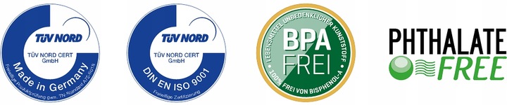 NIEMIECKI termos ROTPUNKT 80 1,0 L SZKLANY WKŁAD TERMICZNY+KUBEK