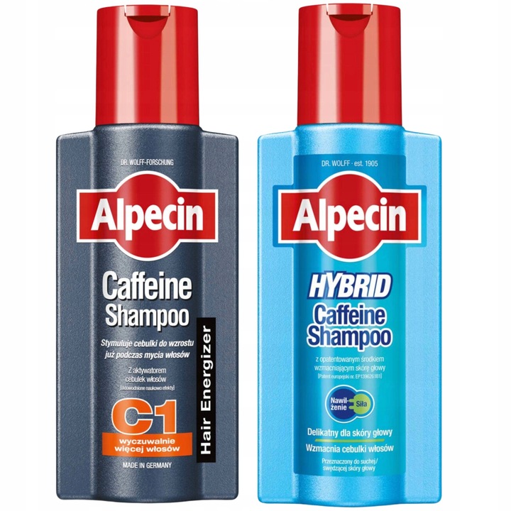 Alpecin Coffein Shampoo C1 250 ml dla mężczyzn Szampon do włosów