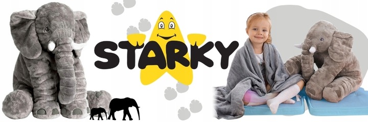 DUŻA PODUSZKA SŁOŃ MASKOTKA PRZYTULANKA PLUSZOWY MIŚ PREZENT DZIECKA JASIEK