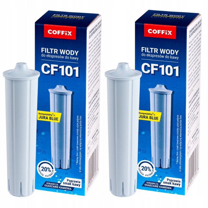 2x Filtr do ekspresu JURA E8 S8 J6 A1 A7 D6 filtr wody claris smart+