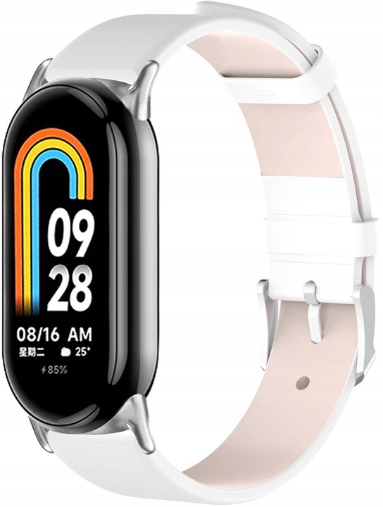 PASEK SKÓRZANY OPASKA BRANSOLETA DO SMARTBANDA XIAOMI MI BAND 8 9 5 KOLORÓW