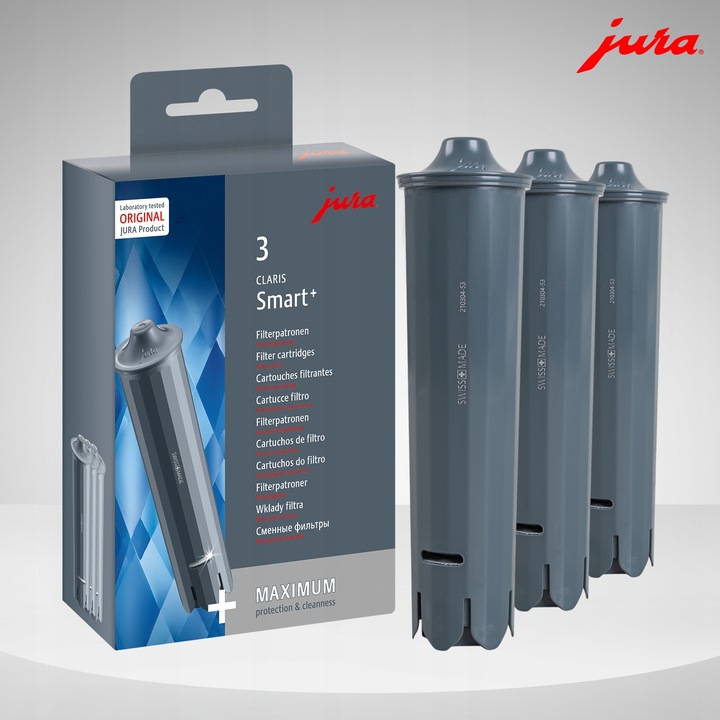 FILTR WKŁAD DO WODY DO EKSPRESU JURA CLARIS PLUS SMART 3 SZT.