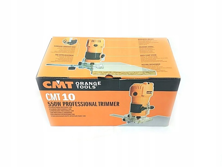 CMT Frezarka ręczna krawędziowa 550W Trymer krawędzi 1/4 6-8mm CMT10