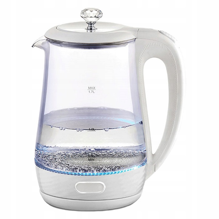 Czajnik elektryczny szklany Maestro 1,7l 2200W MR-052-WHITE
