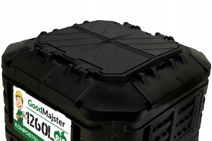 KOMPOSTOWNIK MODUŁOWY 1260L CZARNY G-COMP POLSKI