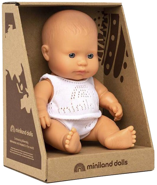 MINILAND LALKA DZIEWCZYNKA DZIDZIUŚ EUROPEJKA 21 CM