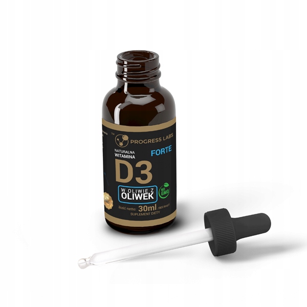 Naturalna Witamina D3 Forte krople 2000IU 30ml