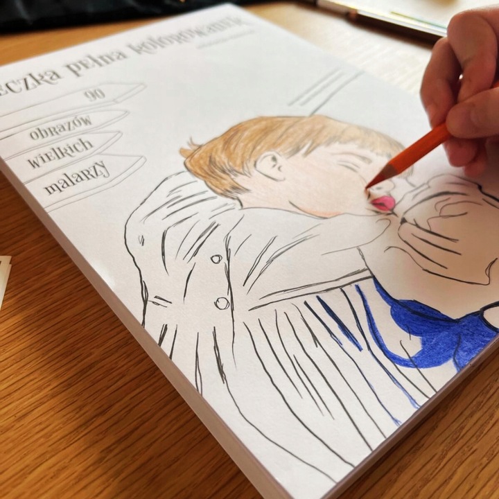 Teczka pełna kolorowanek - 90 obrazów mistrzów! POLSKI PRODUKT