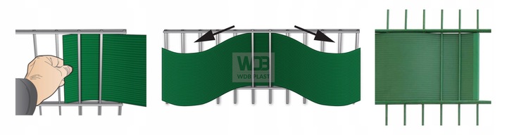 TAŚMA OGRODZENIOWA ANTRACYT 19x50 OSŁONA NA OGRODZENIE PANELOWE PŁOT