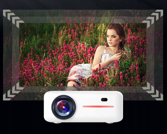 Mini Projektor do Telefonu Smartfona Przenośny Mały Rzutnik Android WiFi 4K