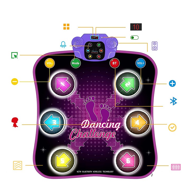 GRA DANCING MAT DLA DZIECI MUSICAL CHALLENGE 5 TRYBÓW