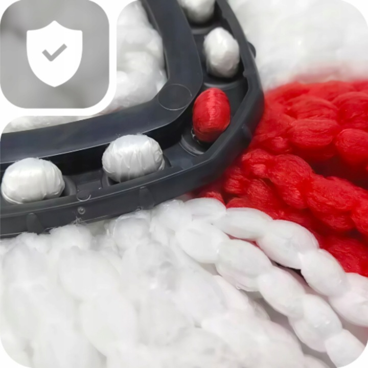 6 x WKŁAD DO MOPA OBROTOWEGO TURBO ZAMIENNIK Vileda KOŃCÓWKA CHŁONNY ZAPAS