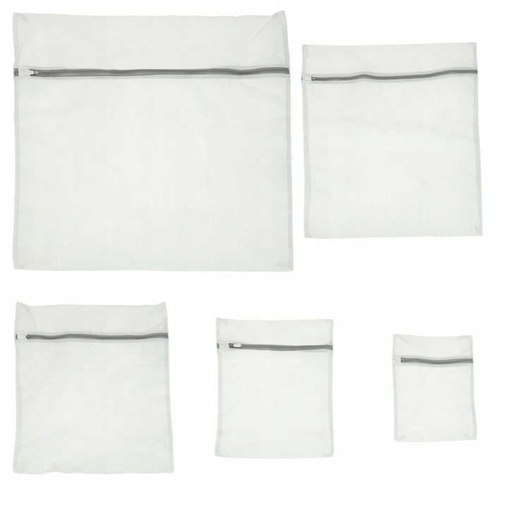 WOREK SIATKA DO PRANIA BIELIZNY SKARPET UBRAŃ WORECZEK Z ZAMKIEM 9 SZTUK