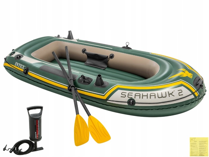 Ponton Intex Seahawk 2os. Pompka + Wiosła 68347 MODEL 2024