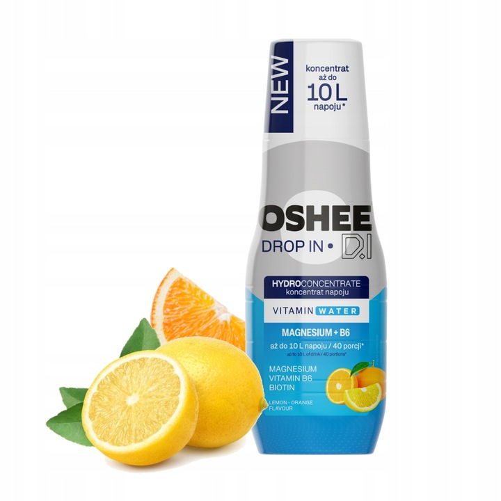 HYDROKONCENTRAT OSHEE DROP IN Witaminy i Magnez Cytryna I pomarańcza