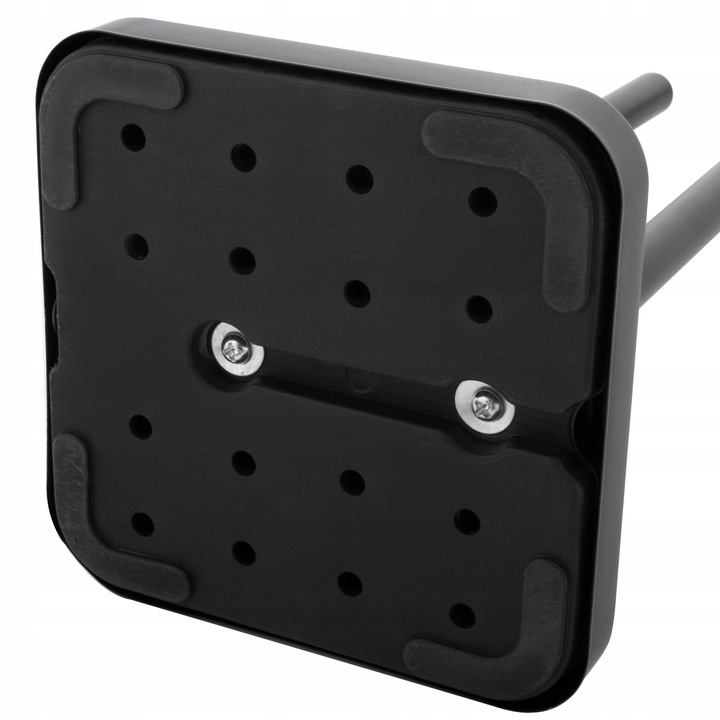 Stojak uchwyt na papier toaletowy i szczotka do WC toalety czarna bambus