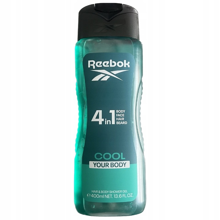 REEBOK MEN MĘSKI ŻEL POD PRYSZNIC DLA MĘŻCZYZN 4W1 ZESTAW MIX 4X 400ML