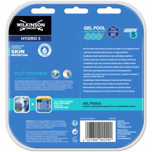 Zestaw do Golenia WILKINSON Hydro 5 Skin 13x Wkłady + Rączka