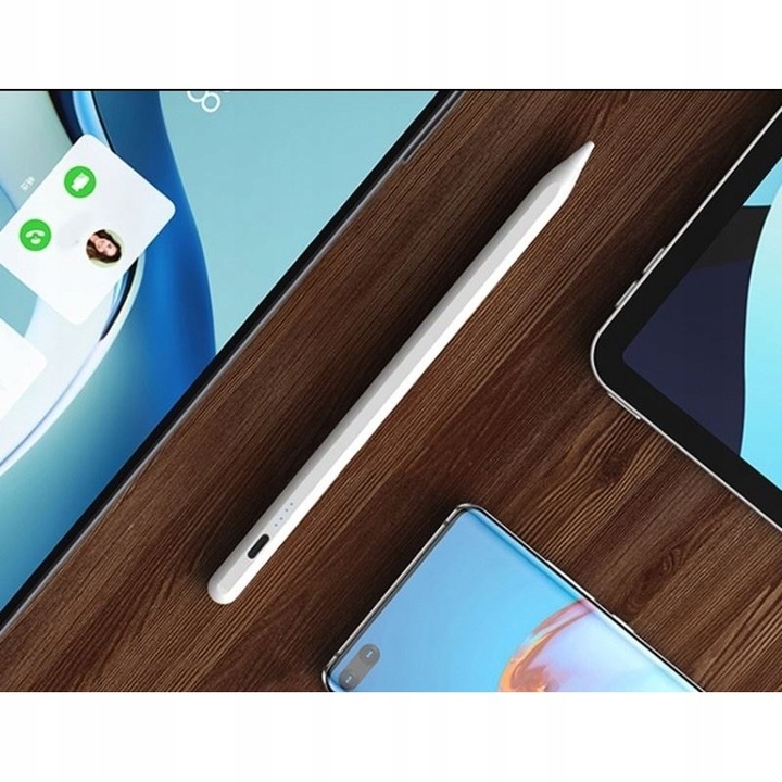 Rysik pojemnościowy aktywny dotykowy do tabletu telefonu Stylus Pen biały