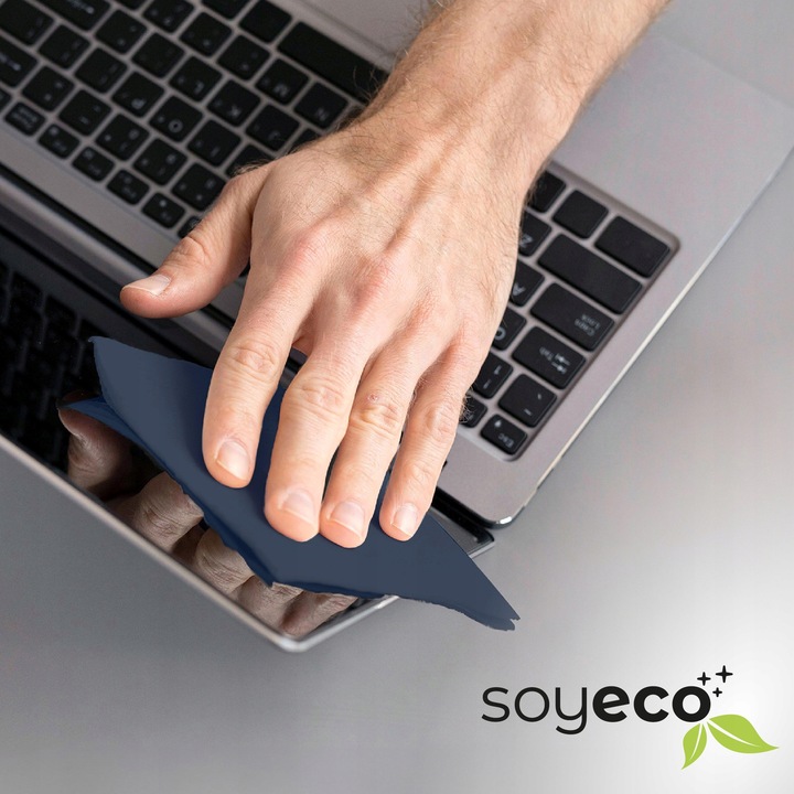 PŁYN DO CZYSZCZENIA EKRANÓW TV LCD LCD MONITORÓW ZESTAW Z MIKROFIBRĄ x2 -