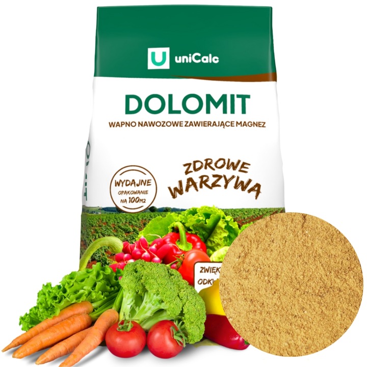 Wapno Ogrodowe Nawozowe Idealne Do Warzyw Owoców JESIEŃ Dolomit Sypki