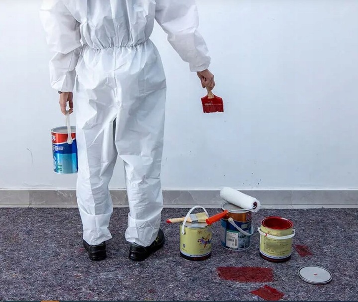 MATA MALARSKA FILC Z FOLIĄ 1x10mb 10m2 gr.220g/m2