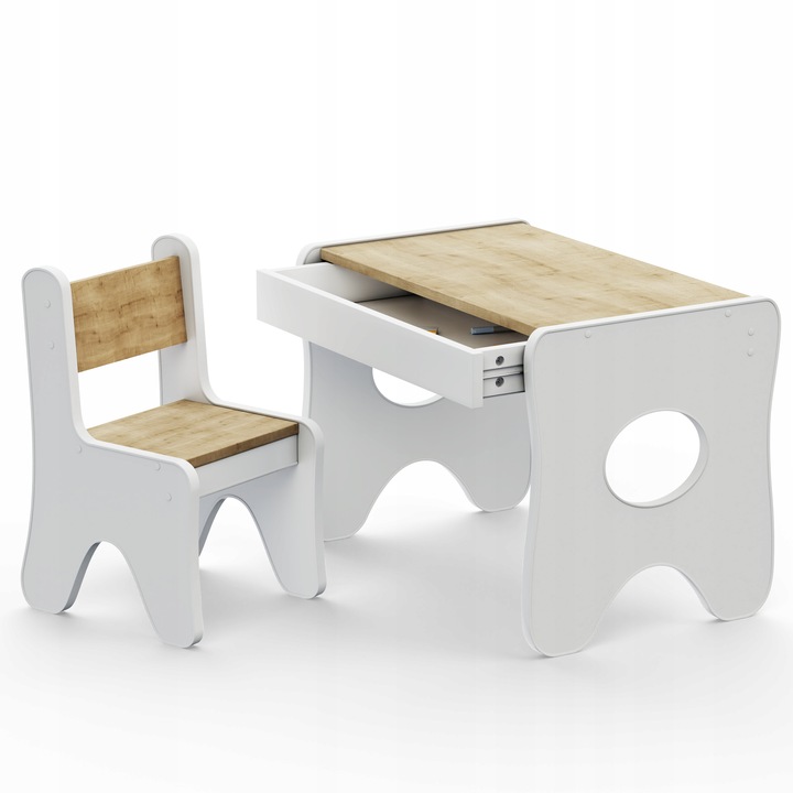 Stolik i krzesełko z szufladą Różne kolory