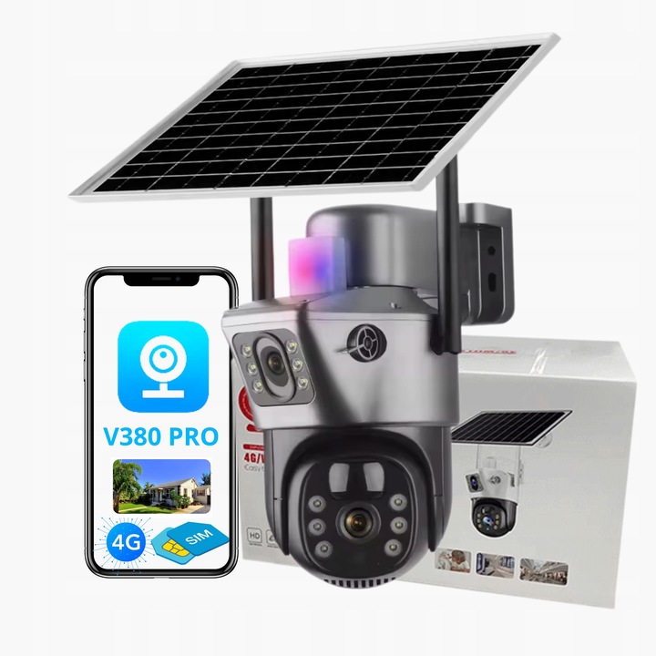 Kamera IP wewnętrzna, zewnętrzna Feniksen Kamera Solarna LS-CS3 PRO