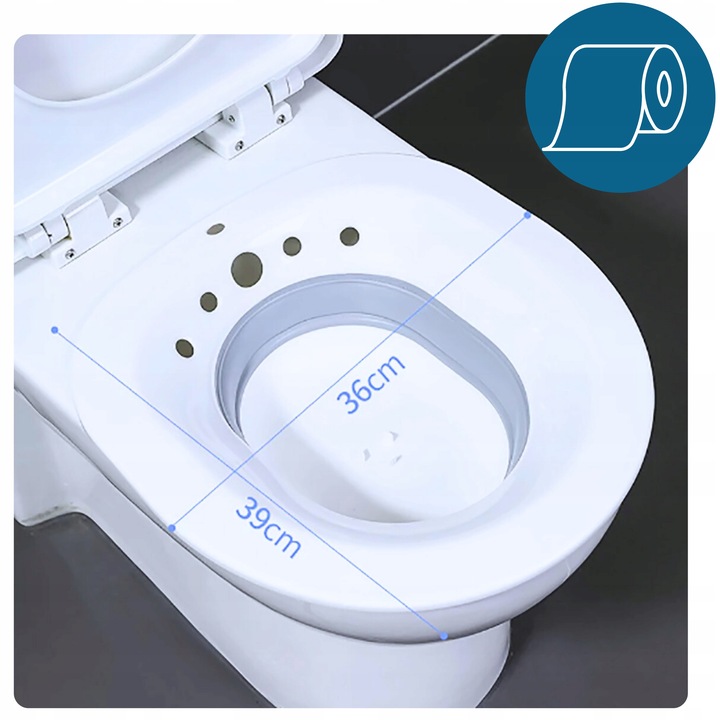 Bidet sanitarny do higieny intymnej nakładka toaletowa na sedes z