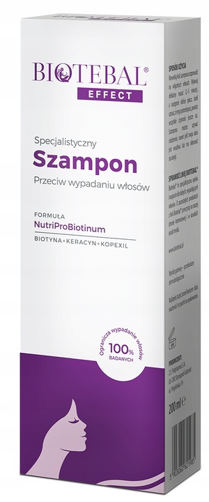 Biotebal EFFECT Specjalistyczny Szampon przeciw wypadaniu włosów 200ml