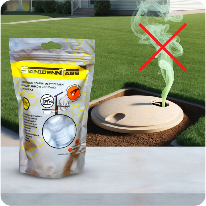TABLETKI DO SZAMBA OCZYSZCZALNI BAKTERIE NA ROK SANIDENN TABS BIO