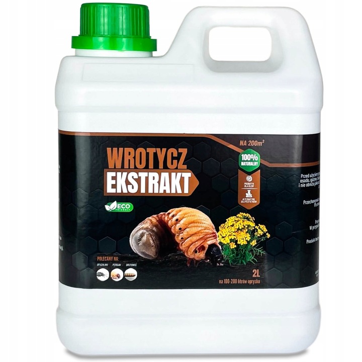 WROTYCZ EKSTRAKT 2l ZWALCZA OPUCHLAKI PĘDRAKI DRUTOWCE W GLEBIE NA