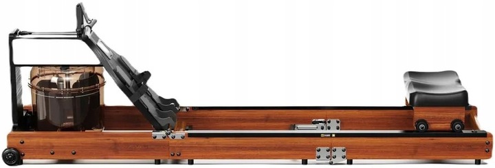 Kingsmith WR1 brązowy wioslarz wodny Bluetooth Fit Android iOS LCD Drewno